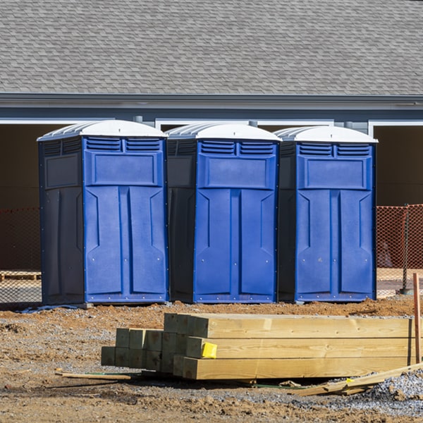 is there a specific order in which to place multiple portable restrooms in Park Rapids MN